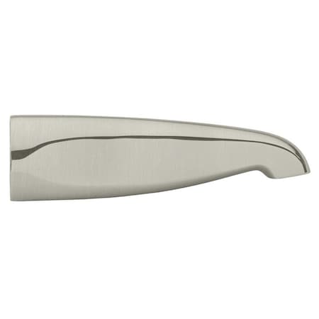 Westbrass Standard 8-1/2" Tub Spout in Satin Nickel D3101-07